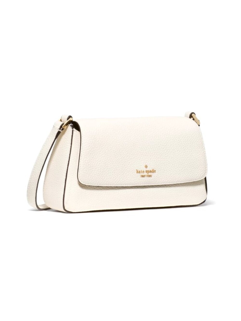 New Kate Spade Sutton Mini Crossbody Bag Pebble Leather Cashew Milk